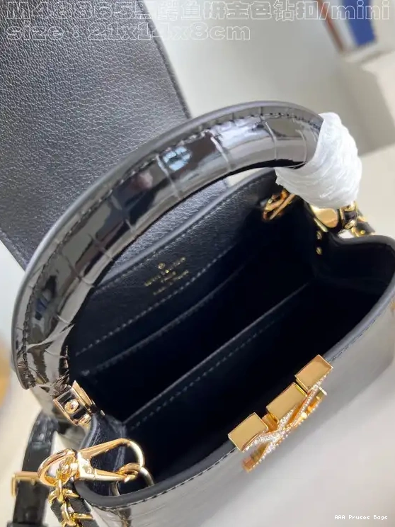AAA Replica Ru CAPUCINES VUITTON LOUIS MINI-21*14*8CM 0529